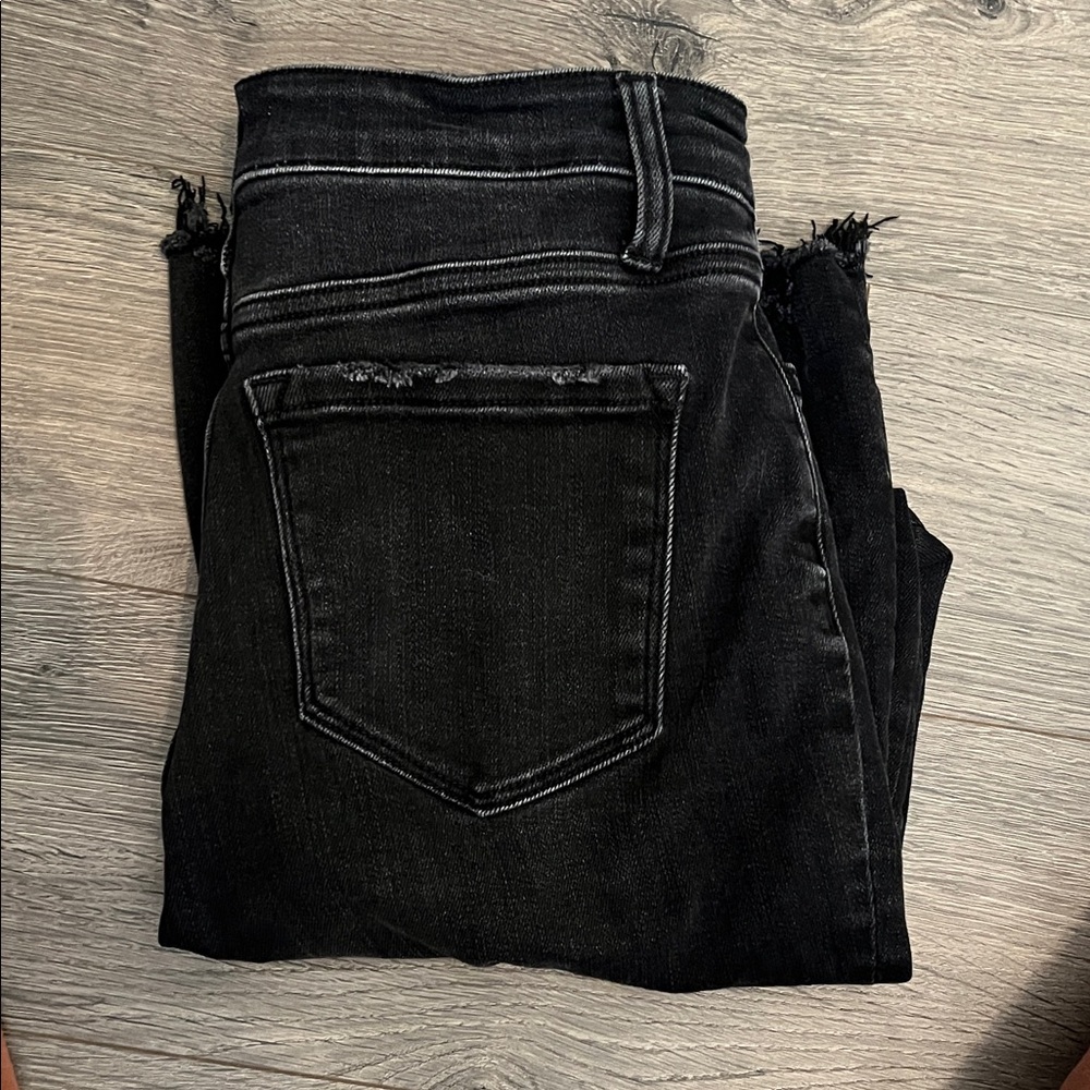 Flying Monkey Distressed Black Women's Jeans